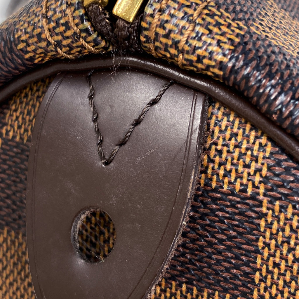 ルイ・ヴィトン スピーディ 30 手提げ ボストン 通勤 ショッピング ハンドバッグ ダミエ ブラウン N41531 レディース 【中古】brbag