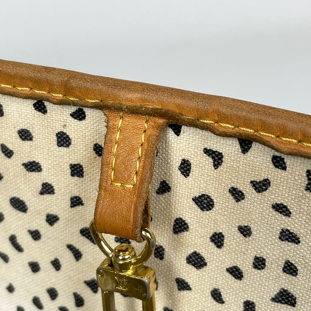 ルイ・ヴィトン ネヴァーフル MM 草間彌生 パンプキンドット ショルダーバッグ トートバッグ モノグラム ブラウン ブロン(ホワイト) M40684 レディース 【中古】brbag