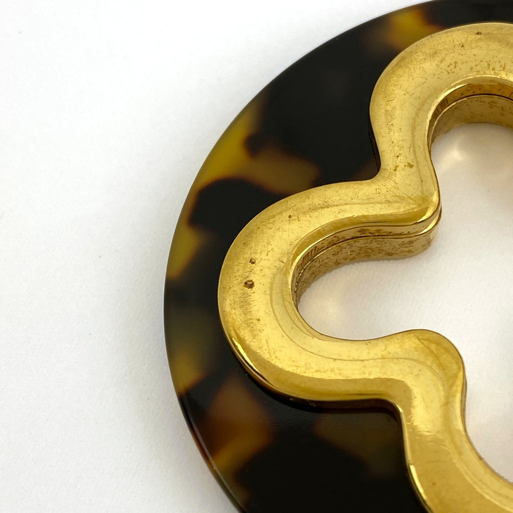 ルイ・ヴィトン ビジューサック アンソレンス キーリング バッグチャーム デミ柄 バッグチャーム GP プラスチック ゴールド ブラウン M65087 レディース 【中古】brbag