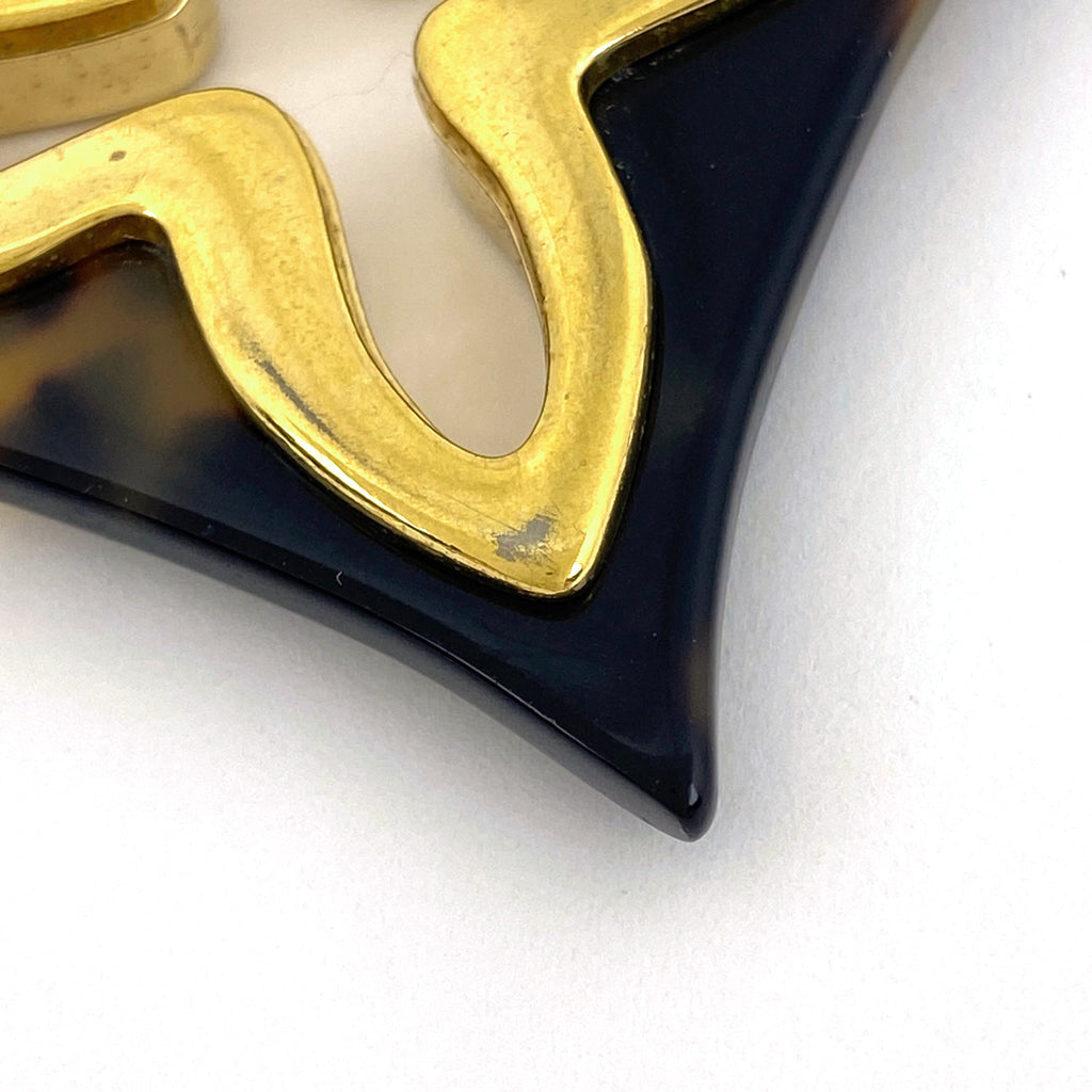 ルイ・ヴィトン ビジューサック アンソレンス キーリング バッグチャーム デミ柄 バッグチャーム GP プラスチック ゴールド ブラウン M65087 レディース 【中古】brbag