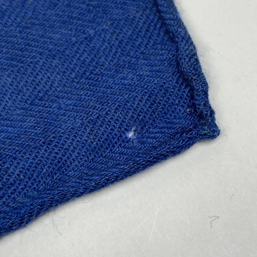 エルメス カレ 90 JEUX DE PAILLE 藁遊び スカーフ カシミヤ シルク ブルー マルチカラー レディース 【中古】brbag