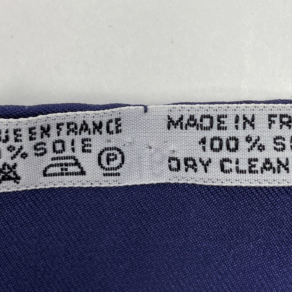 エルメス カレ 90 LE MORS A LA CONETABLE 轡の気品 クツワ 馬具 スカーフ シルク ネイビー ゴールド マルチカラー レディース 【中古】brbag