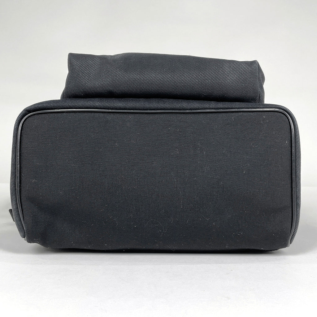 サンローラン シティ サンローラン ロゴ バックパック デイパック リュック キャンバス ブラック 534968 レディース 【中古】brbag