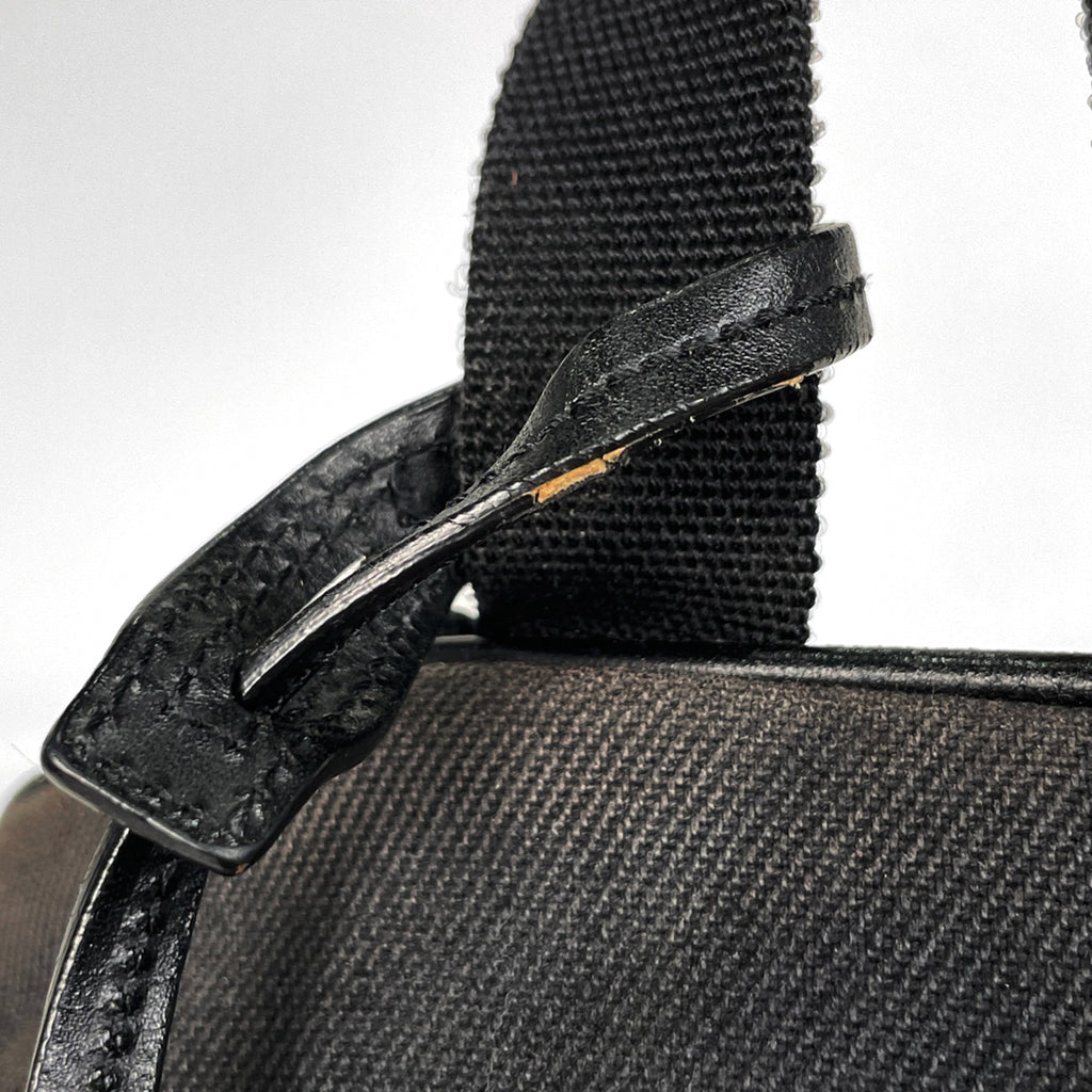 サンローラン シティ サンローラン ロゴ バックパック デイパック リュック キャンバス ブラック 534968 レディース 【中古】brbag