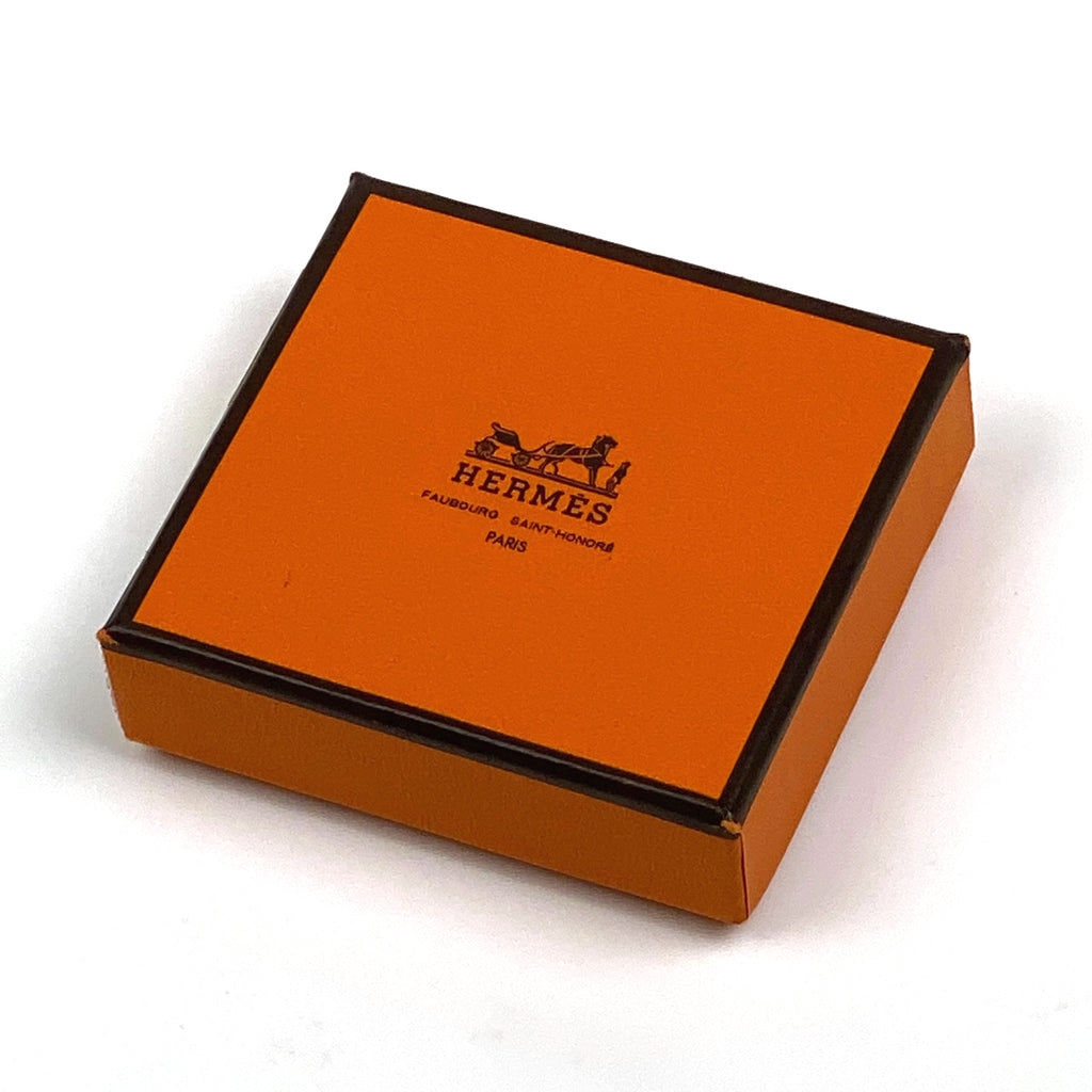 エルメス オレンジモチーフ チャーム キーホルダー バッグチャーム レザー オレンジ レディース 【中古】brbag