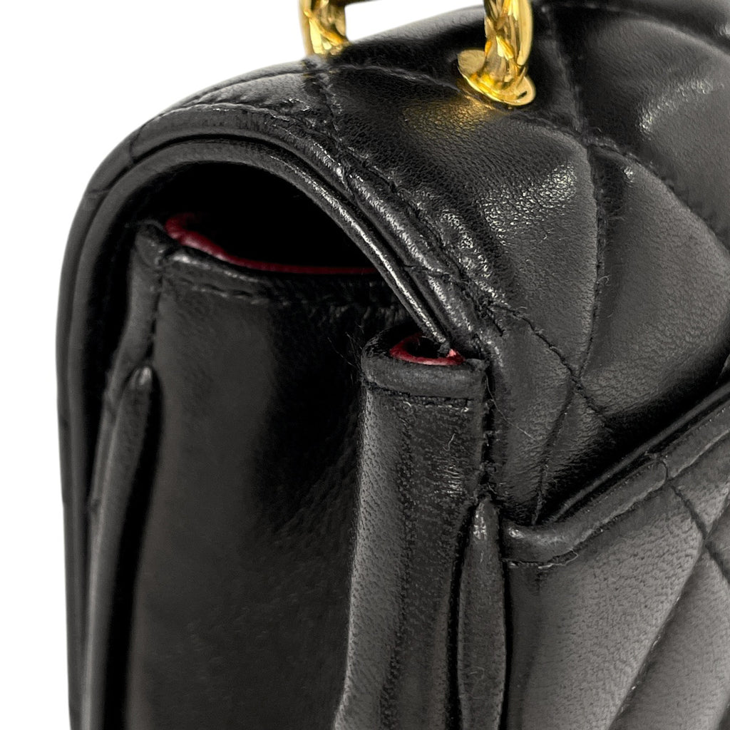 シャネル ココマーク ショルダーバッグ マトラッセ ショルダーバッグ レザー ブラック レディース 【中古】brbag