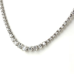 メレダイヤ デザインネックレス プラチナ ネックレス Pt850 ダイヤモンド レディース ノンブランドジュエリー 【中古】nbjwl