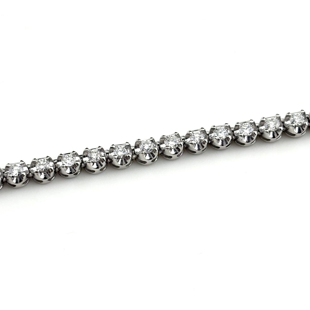 メレダイヤ デザインネックレス プラチナ ネックレス Pt850 ダイヤモンド レディース ノンブランドジュエリー 【中古】nbjwl