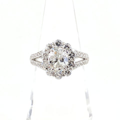 ダイヤモンド デザインリング プラチナ 指輪 メレダイヤ リング 10.5号 Pt900 ダイヤモンド レディース 【中古】nbjwl