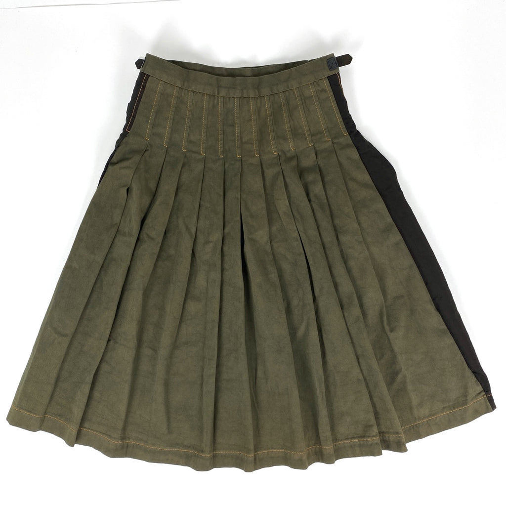 コムデギャルソン トリコ ミモレスカート 巻きスカート tricot ボトムス スカート ブラック グリーン レディース 【中古】brapp