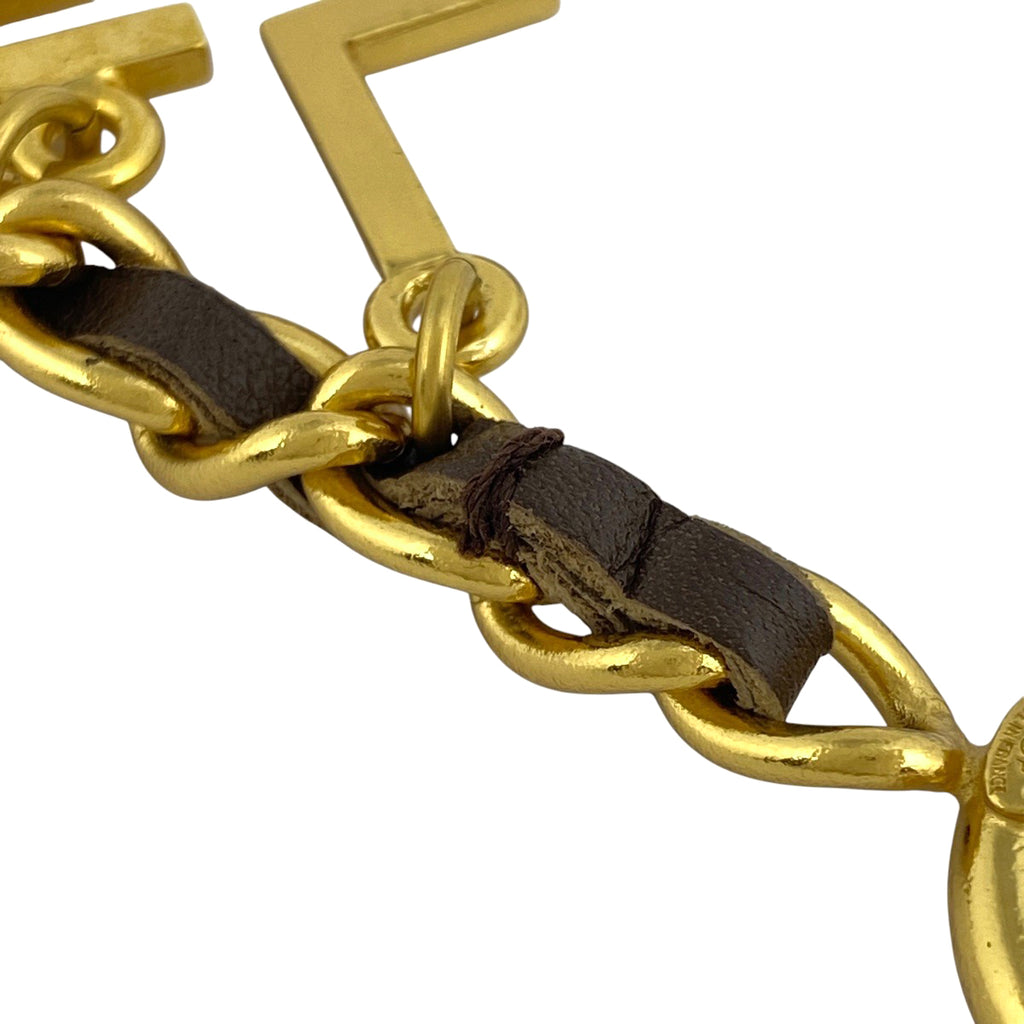 シャネル ロゴ チャーム ブレスレット ココマーク ブレスレット GP ゴールド レディース 【中古】bracc