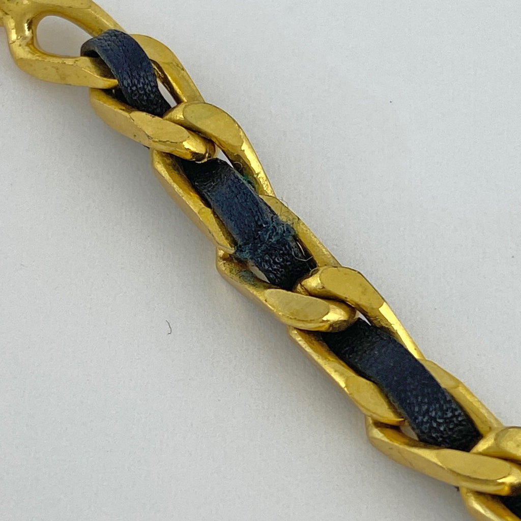 シャネル ロゴ プレート ブレスレット ココマーク ブレスレット GP ゴールド レディース 【中古】bracc