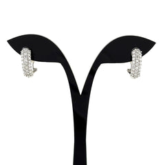 メレダイヤ デザインイヤリング プラチナ イヤリング Pt900 ダイヤモンド レディース 【中古】nbjwl