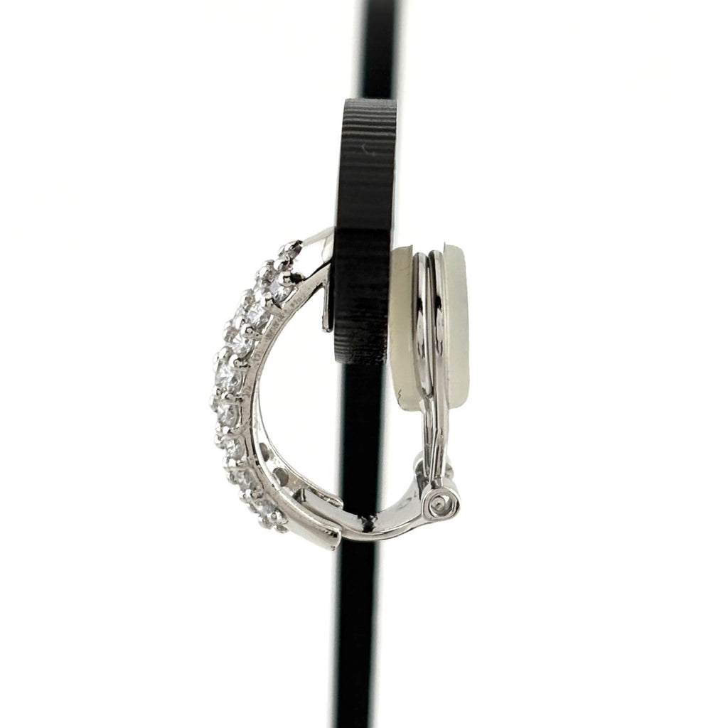 メレダイヤ デザインイヤリング プラチナ イヤリング Pt900 ダイヤモンド レディース 【中古】nbjwl