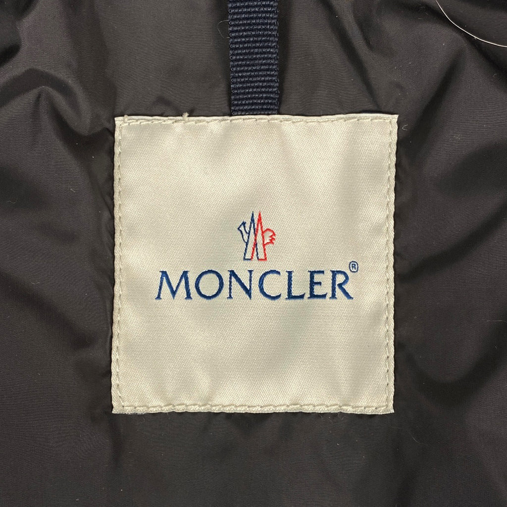 モンクレール キルティング ロングコート ベルト付き ファー ダブルファスナー アウター その他コート ナイロン グリーン レディース 【中古】brapp