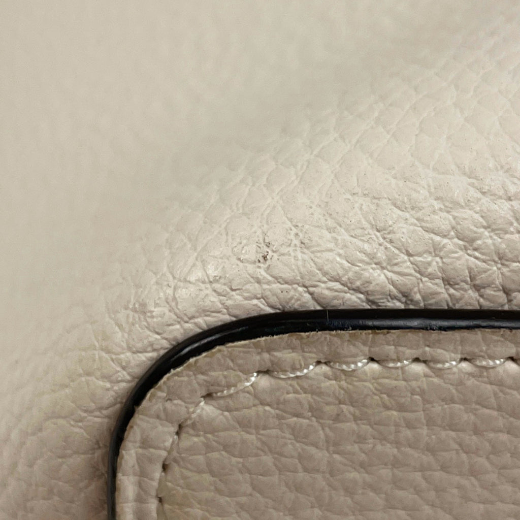 コーチ ロゴ ハンドバッグ 2WAY ショルダーバッグ 2wayバッグ レザー アイボリー 91122 レディース 【中古】brbag