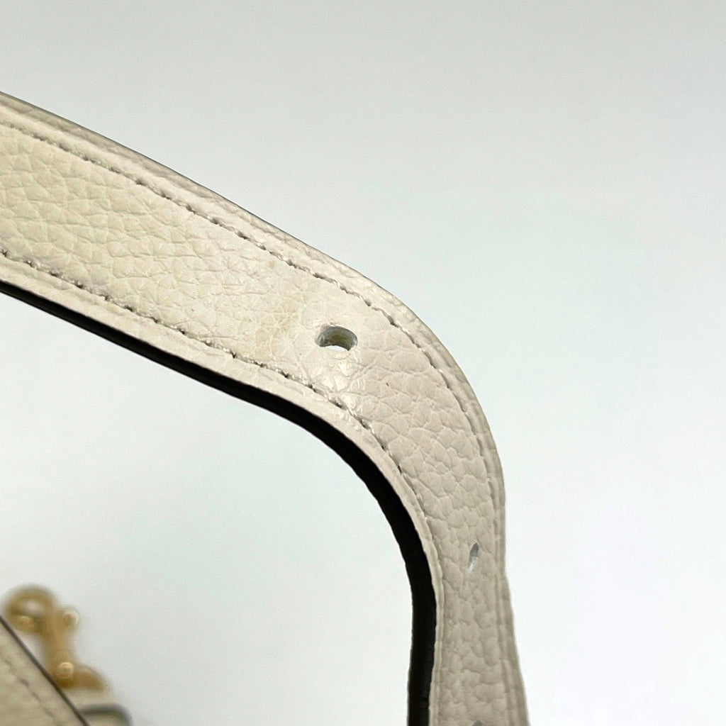 コーチ ロゴ ハンドバッグ 2WAY ショルダーバッグ 2wayバッグ レザー アイボリー 91122 レディース 【中古】brbag