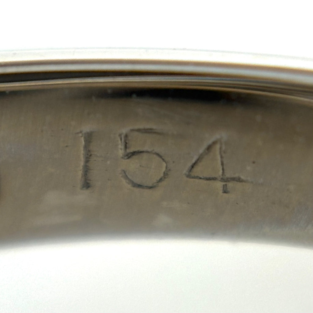 エメラルド デザインリング プラチナ 指輪 メレダイヤ リング 12号 Pt900 エメラルド ダイヤモンド レディース 【中古】nbjwl