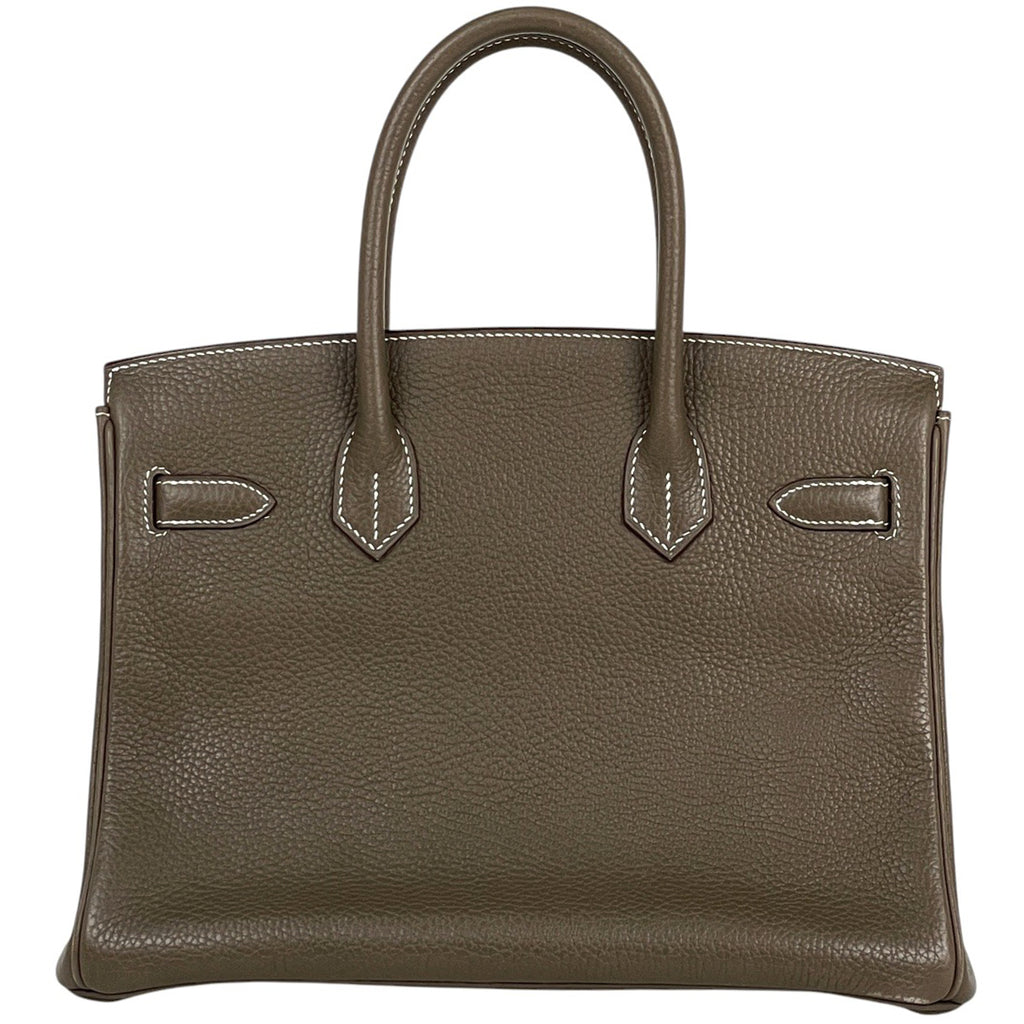 エルメス バーキン 30 ハンドバッグ トリヨンクレマンス エトゥープ C レディース 【中古】brbag