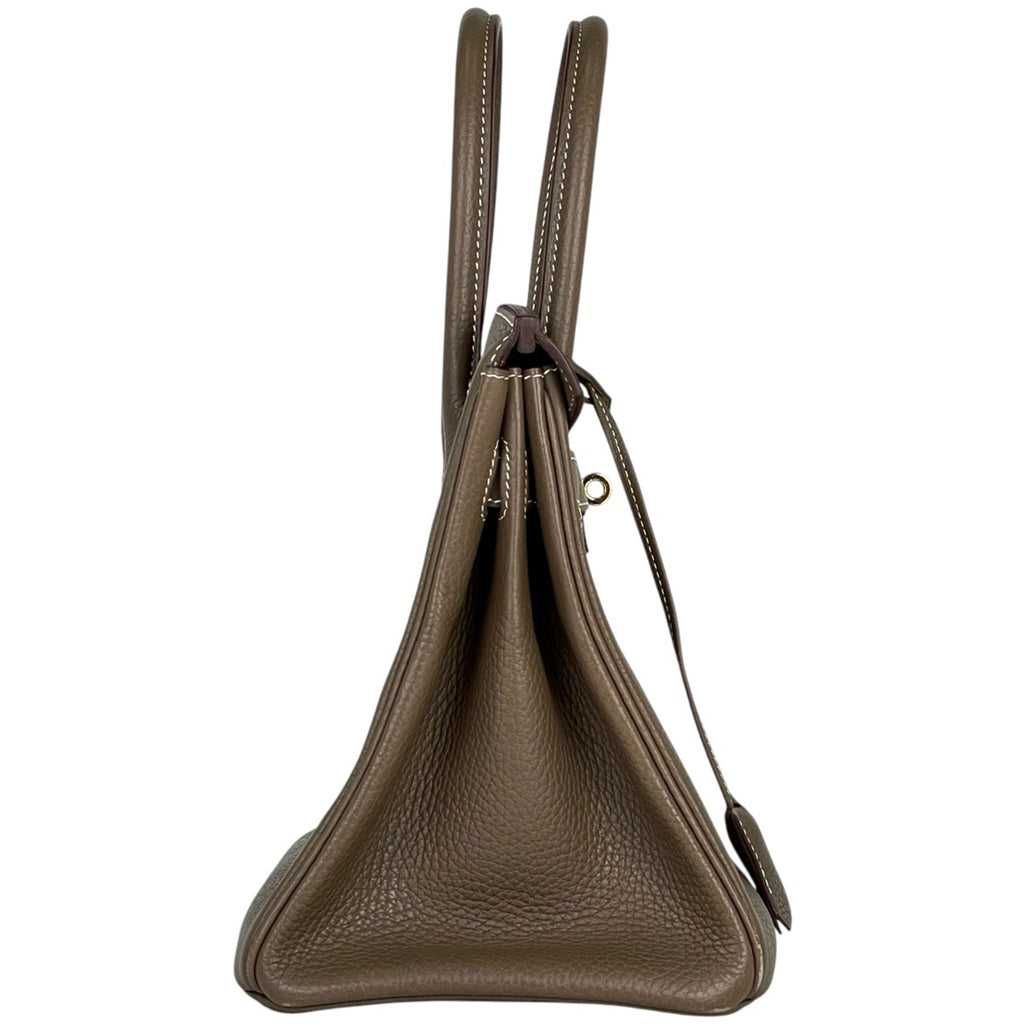 エルメス バーキン 30 ハンドバッグ トリヨンクレマンス エトゥープ C レディース 【中古】brbag