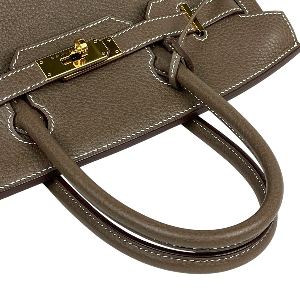 エルメス バーキン 30 ハンドバッグ トリヨンクレマンス エトゥープ C レディース 【中古】brbag