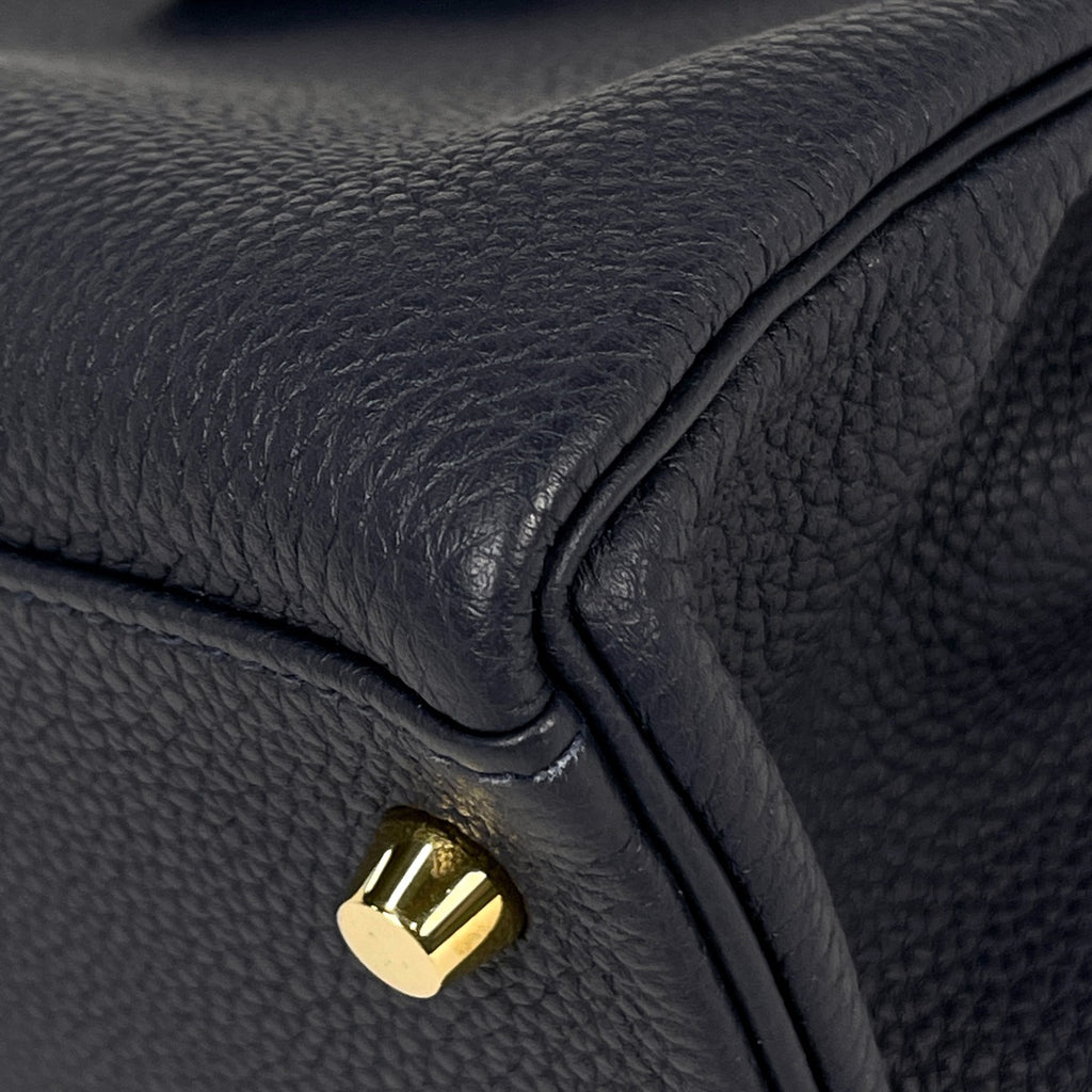 エルメス ケリー 28 内縫い 2WAY ショルダーバッグ ハンドバッグ トリヨンクレマンス ブルーニュイ C レディース 【中古】brbag