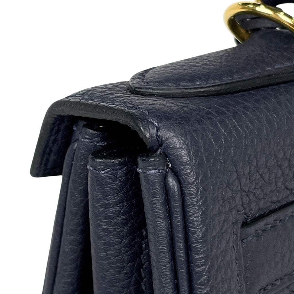 エルメス ケリー 28 内縫い 2WAY ショルダーバッグ ハンドバッグ トリヨンクレマンス ブルーニュイ C レディース 【中古】brbag