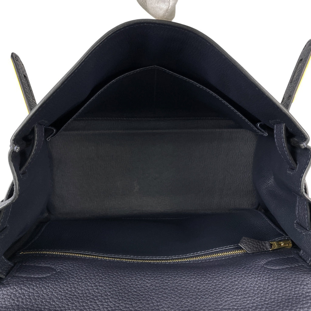 エルメス ケリー 28 内縫い 2WAY ショルダーバッグ ハンドバッグ トリヨンクレマンス ブルーニュイ C レディース 【中古】brbag