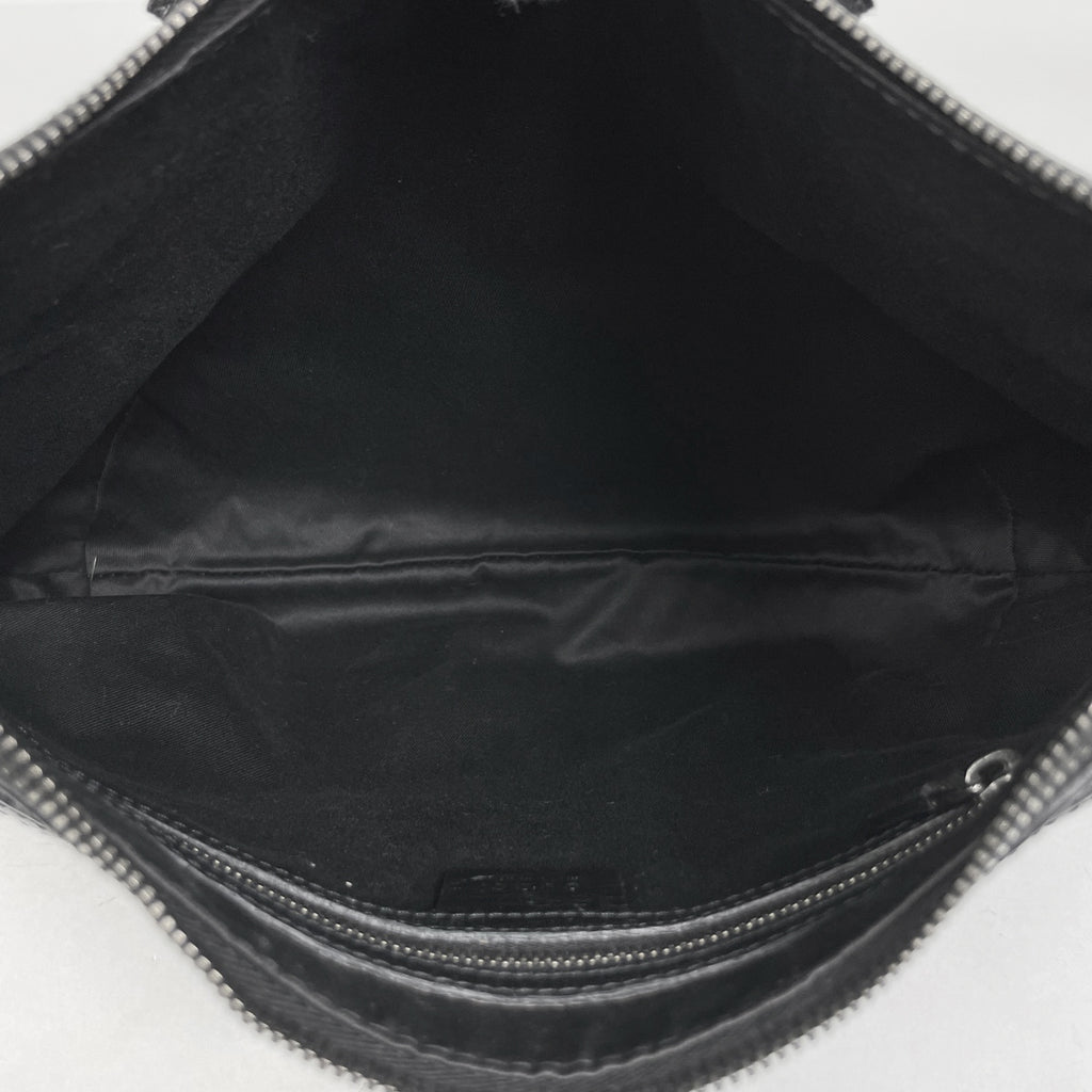 グッチ ホースビット ショルダーバッグ ワンショルダー GG柄 ショルダーバッグ キャンバス ブラック 114890 レディース 【中古】brbag