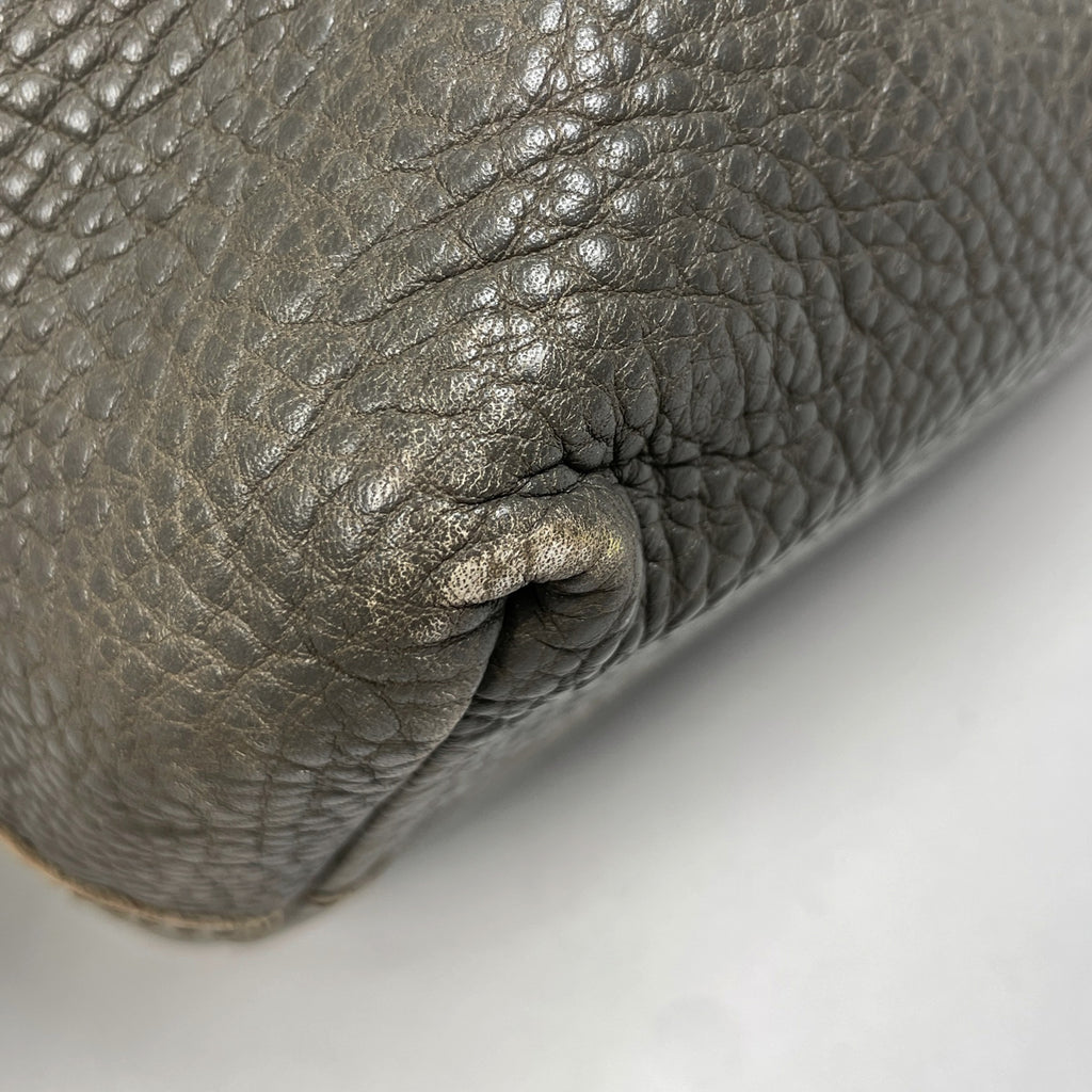 ボッテガヴェネタ イントレチャート トートバッグ ハンドバッグ トートバッグ レザー グレー 191312 レディース 【中古】brbag