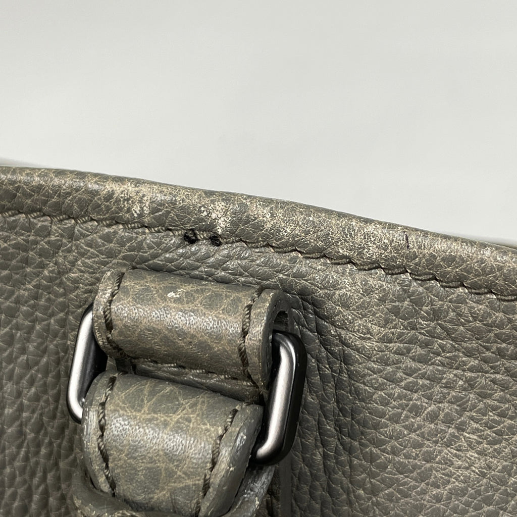 ボッテガヴェネタ イントレチャート トートバッグ ハンドバッグ トートバッグ レザー グレー 191312 レディース 【中古】brbag