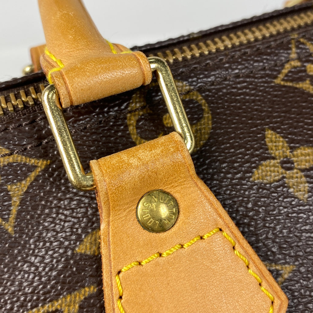 ルイ・ヴィトン スピーディ 25 ボストンバッグ 通勤 ハンドバッグ モノグラム ブラウン M41528 レディース 【中古】brbag