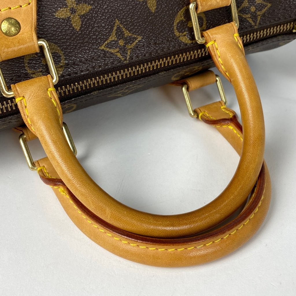 ルイ・ヴィトン スピーディ 25 ボストンバッグ 通勤 ハンドバッグ モノグラム ブラウン M41528 レディース 【中古】brbag