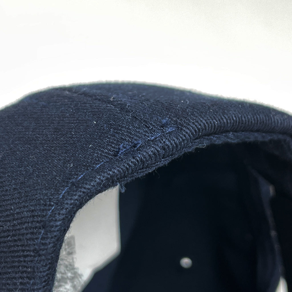 モンクレール ベレット キャップ BERRETTO ベースボールキャップ 帽子 キャップ 綿 ネイビー レディース 【中古】brapp