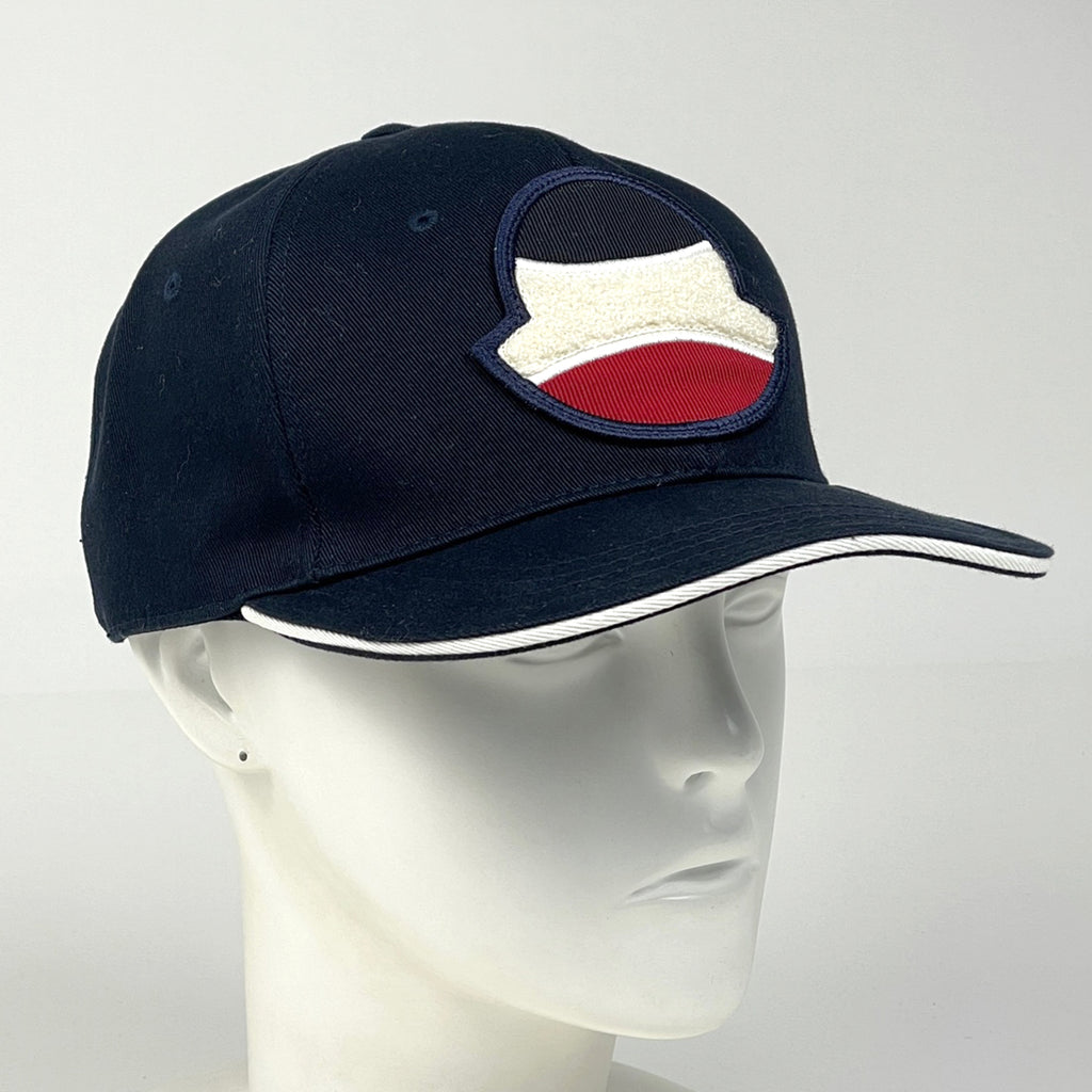 モンクレール ベレット キャップ BERRETTO ベースボールキャップ 帽子 キャップ 綿 ネイビー レディース 【中古】brapp