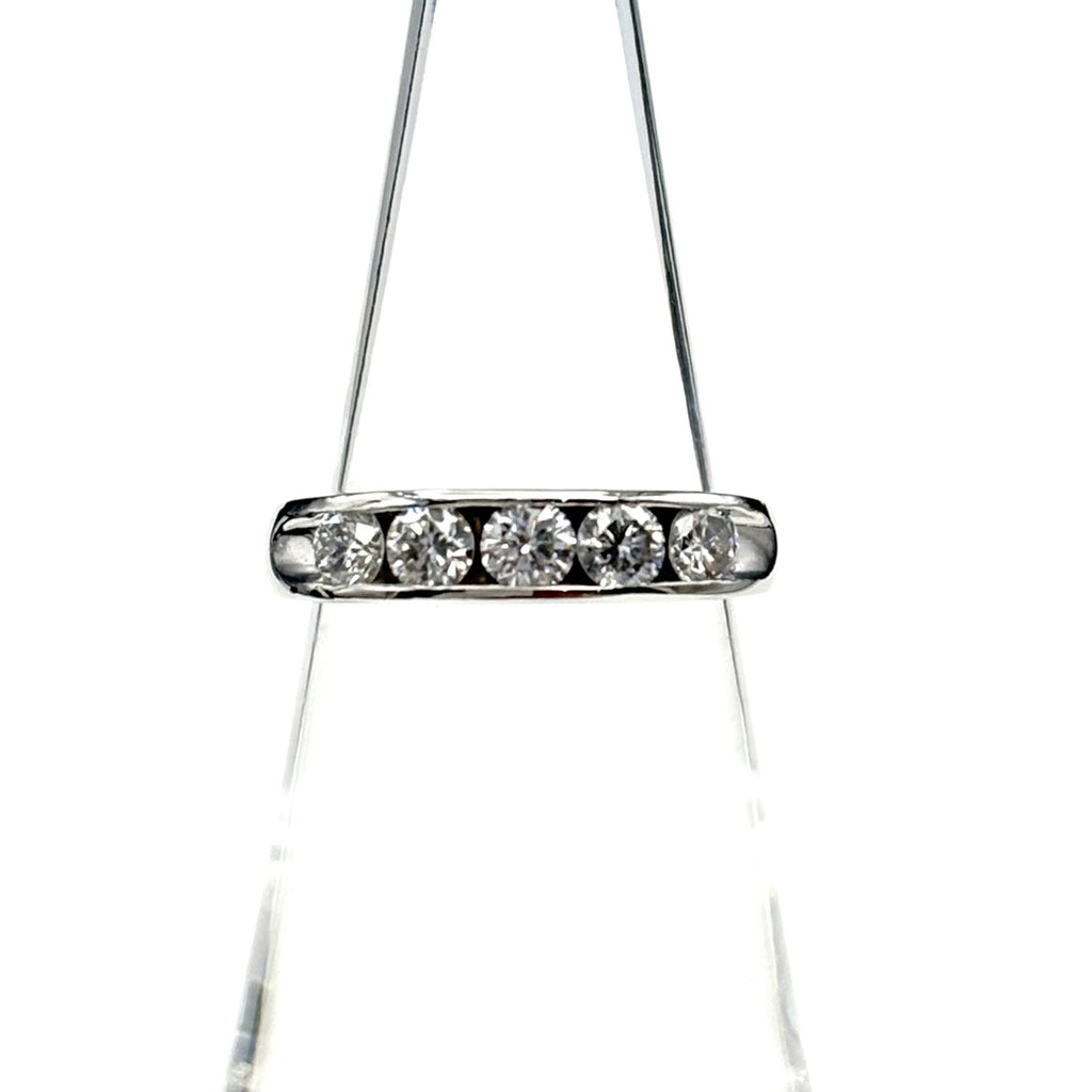 メレダイヤ デザインリング プラチナ 指輪 リング 10号 Pt900 ダイヤモンド レディース 【中古】nbjwl