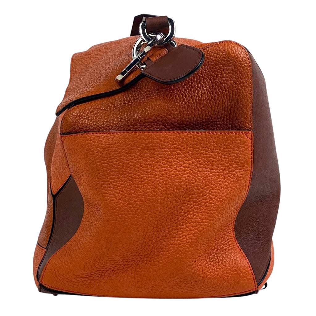 ロエベ パズル エクストラ ラージ バッグ アナグラム ショルダーバッグ レザー オレンジ レディース 【中古】brbag