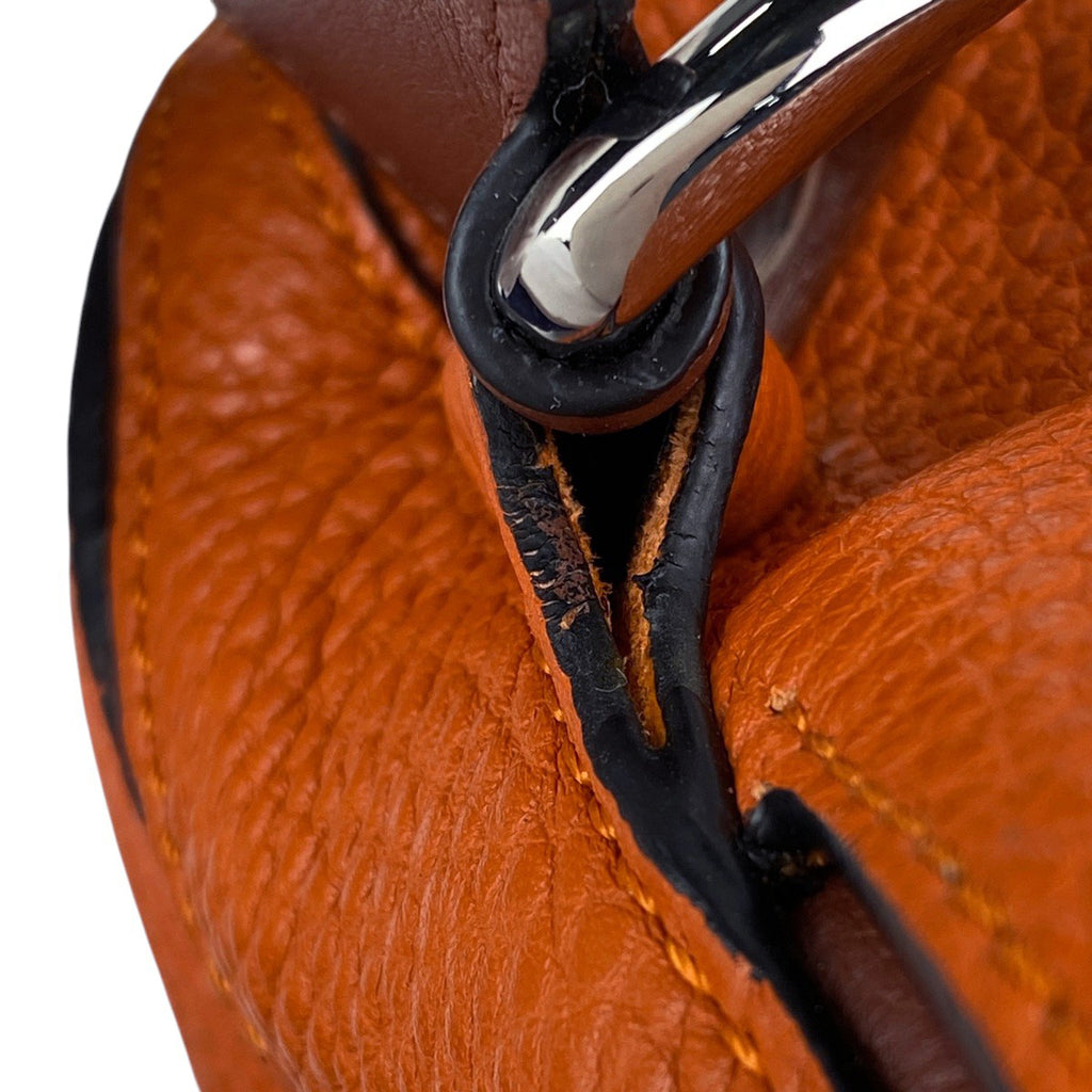 ロエベ パズル エクストラ ラージ バッグ アナグラム ショルダーバッグ レザー オレンジ レディース 【中古】brbag