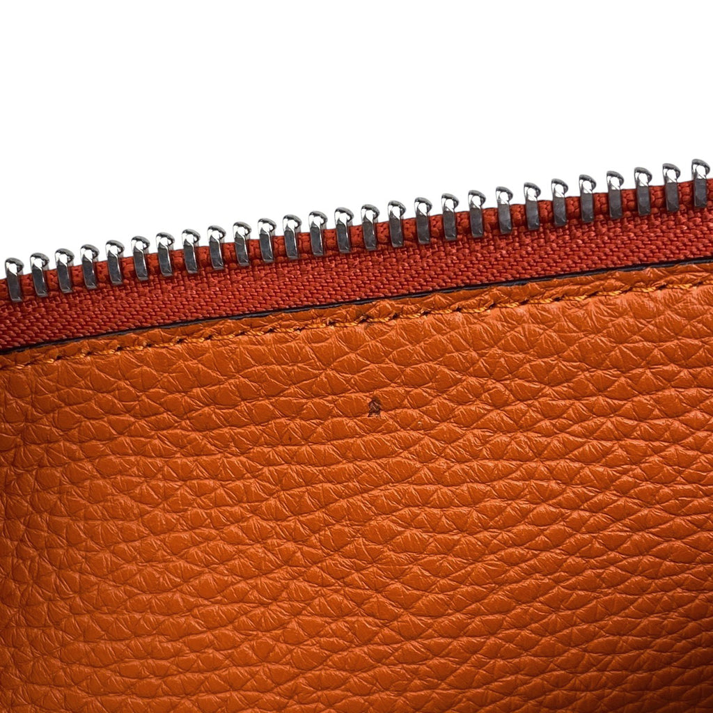 ロエベ パズル エクストラ ラージ バッグ アナグラム ショルダーバッグ レザー オレンジ レディース 【中古】brbag