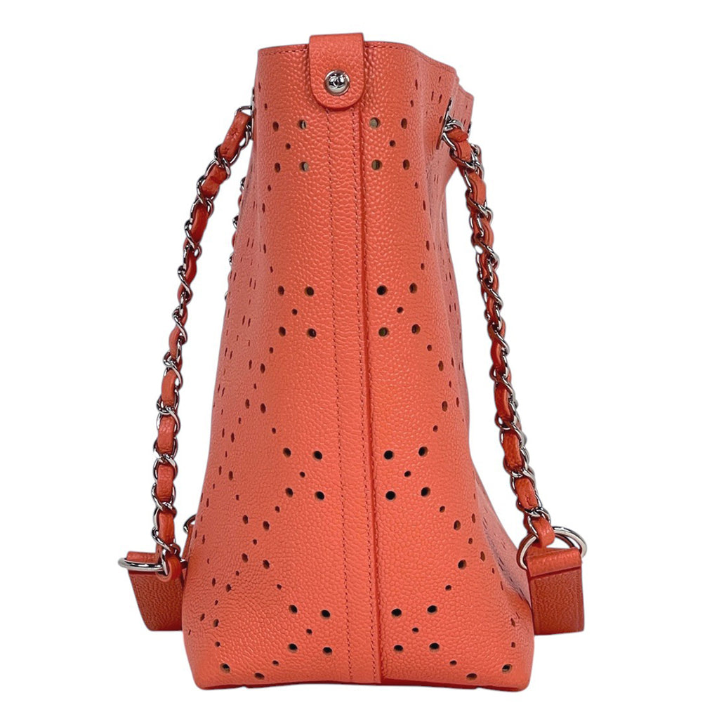 シャネル ショルダーバッグ パンチング キャビアスキン A93260 レディース 中古 brbag