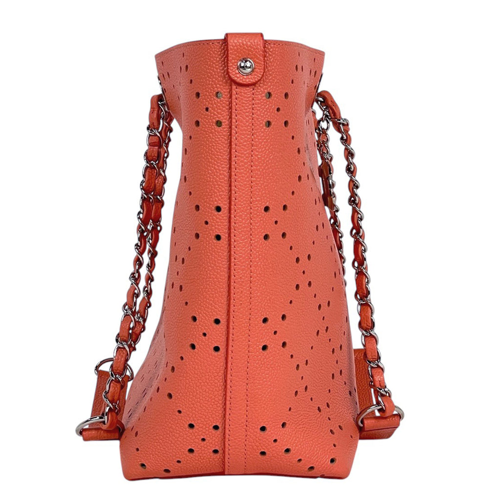 シャネル ショルダーバッグ パンチング キャビアスキン A93260 レディース 中古 brbag