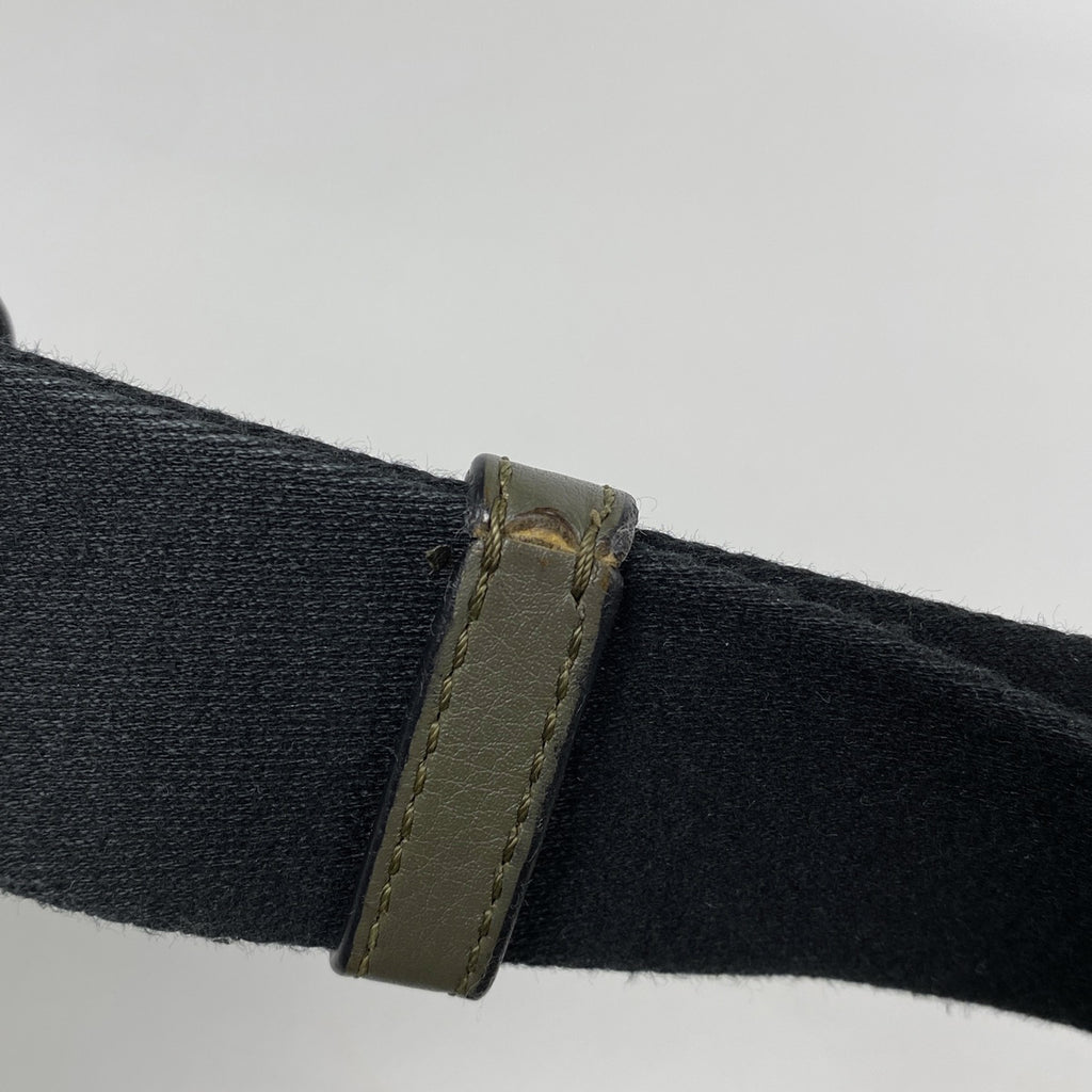 ロエベ パズル スリング バッグ カーキ ボディバッグ レザー グリーンベージュ メンズ 【中古】brbag