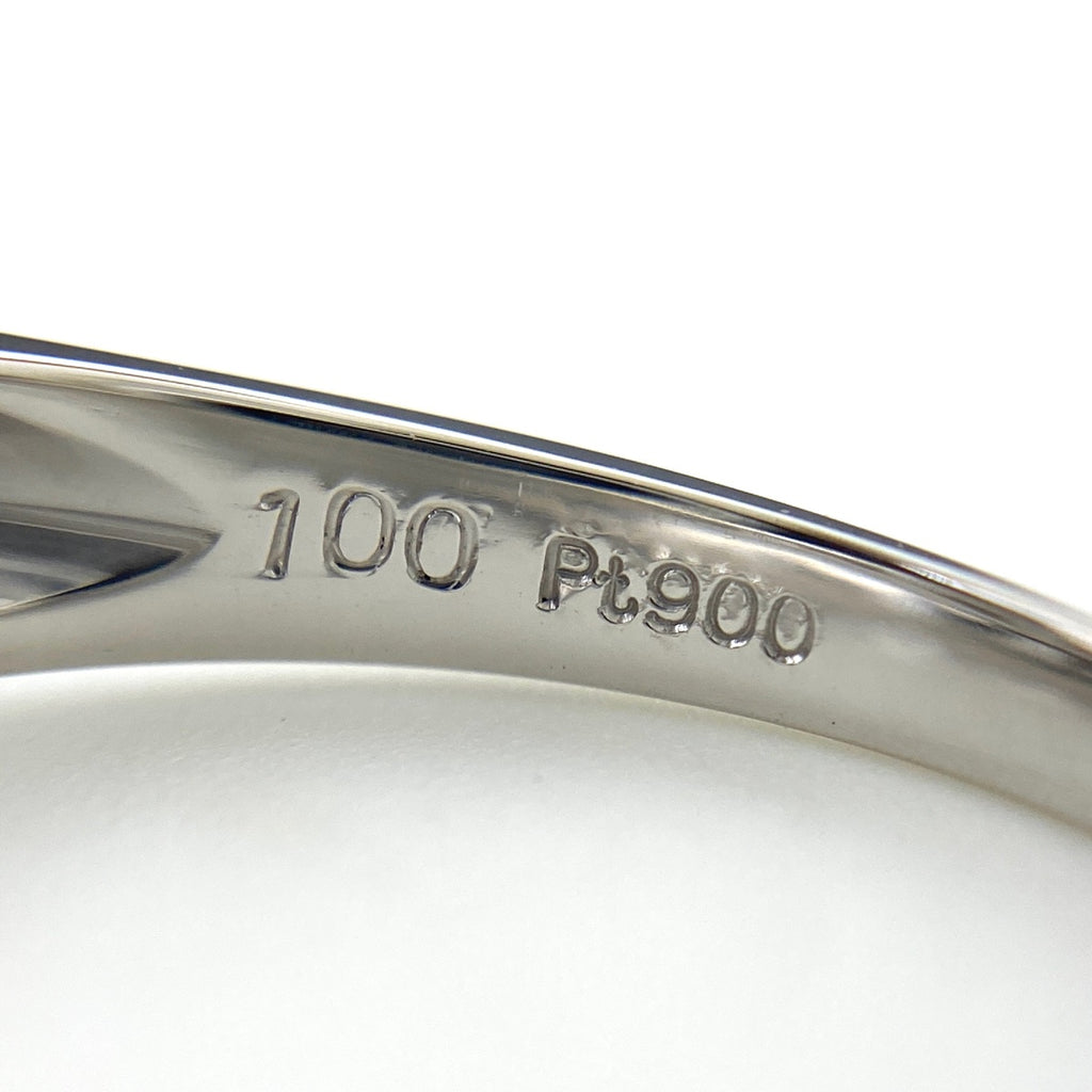 メレダイヤ デザインリング プラチナ 指輪 リング 11号 Pt900 ダイヤモンド レディース 【中古】nbjwl