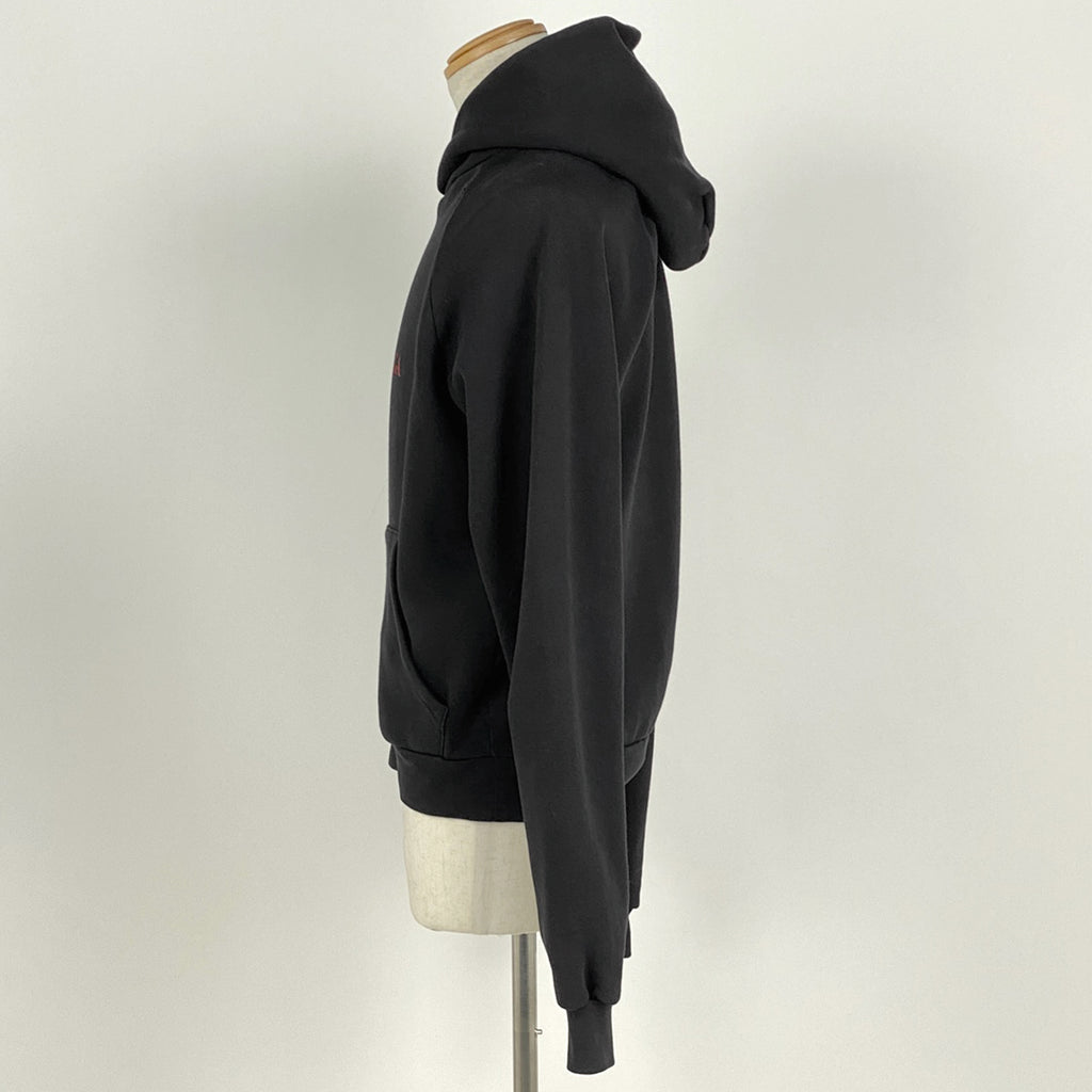 バレンシアガ ロゴ パーカー プルオーバー BBモード トップス パーカー コットン ポリエステル ポリエステル ブラック メンズ 【中古】brapp