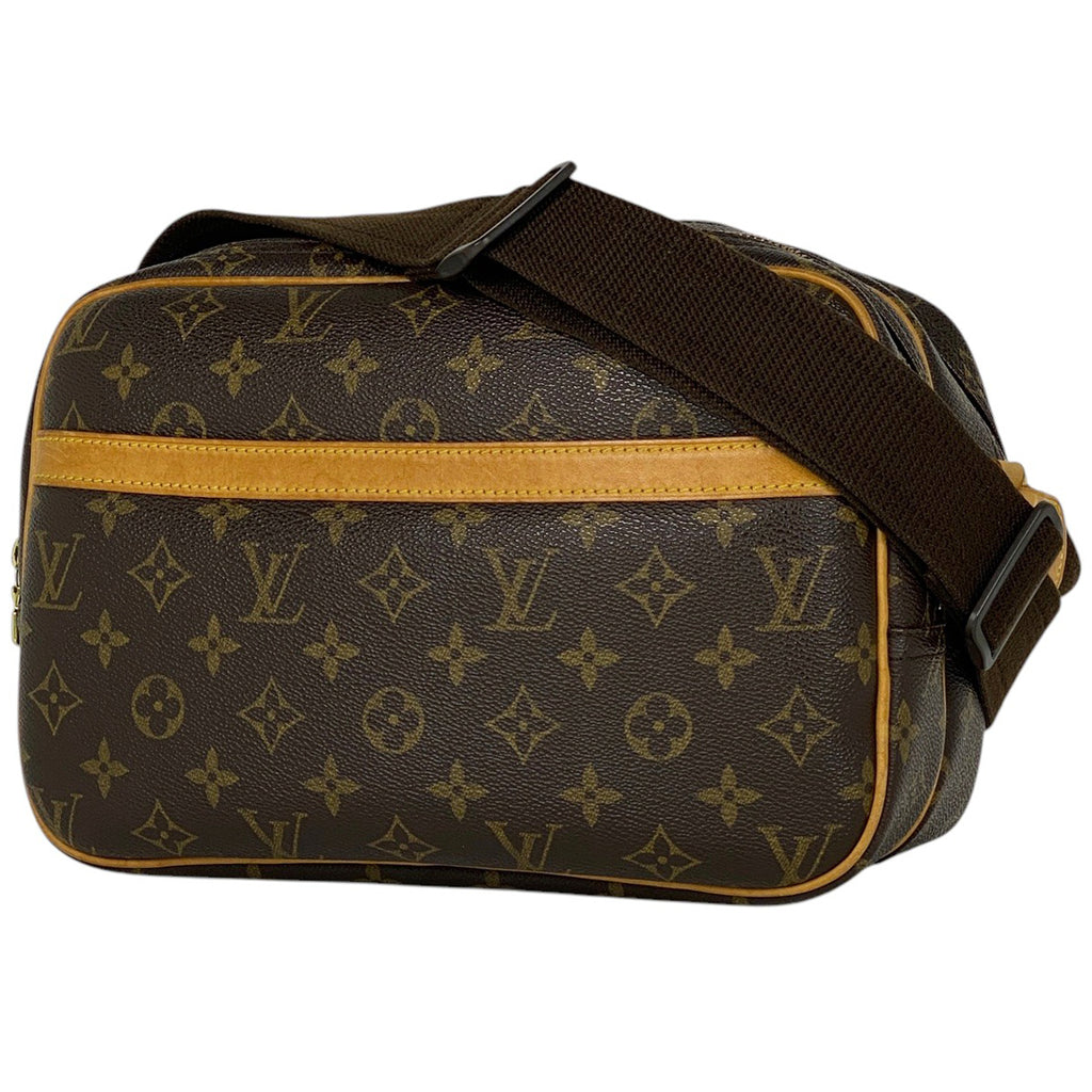 ルイ・ヴィトン リポーター PM 斜め掛け ショルダーバッグ モノグラム ブラウン M45254 レディース 【中古】brbag