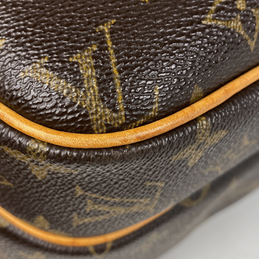 ルイ・ヴィトン リポーター PM 斜め掛け ショルダーバッグ モノグラム ブラウン M45254 レディース 【中古】brbag