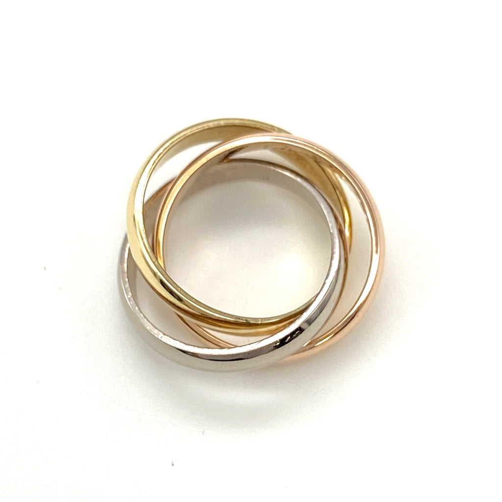 カルティエ トリニティ ペンダントトップ YG イエローゴールド 指輪 スリーカラー ペンダントトップ 750 レディース 【中古】brjwl