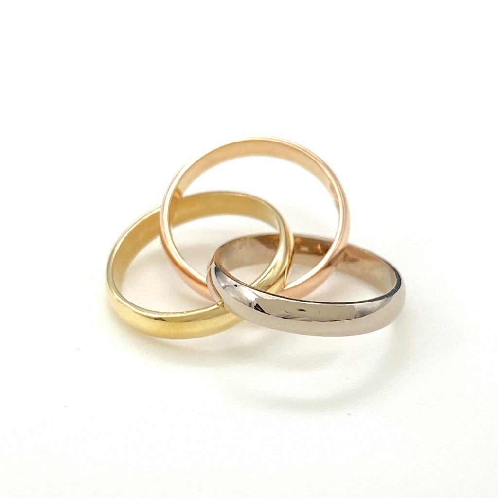 カルティエ トリニティ ペンダントトップ YG イエローゴールド 指輪 スリーカラー ペンダントトップ 750 レディース 【中古】brjwl