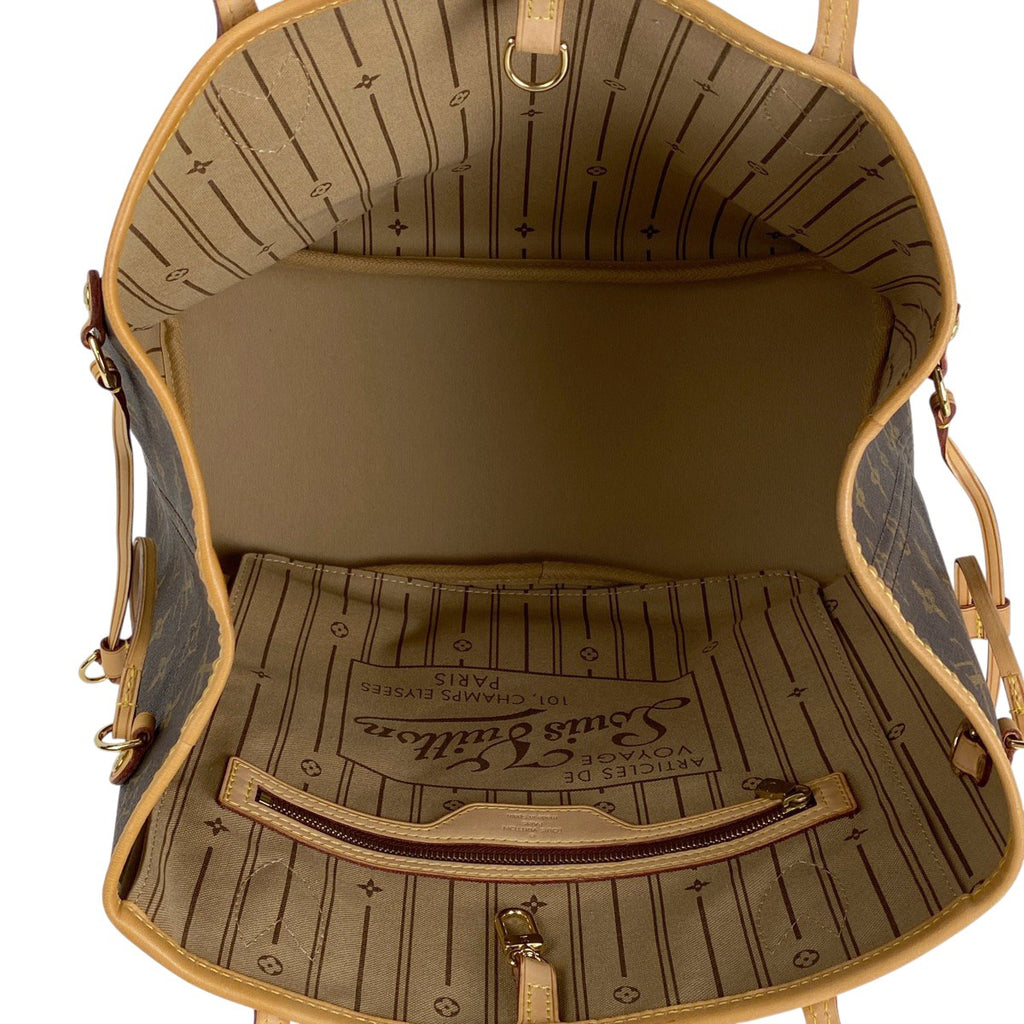 ルイ・ヴィトン ネヴァーフル MM ショルダーバッグ ショッピング 肩掛け トートバッグ モノグラム ブラウン M40156 レディース 【中古】brbag