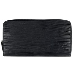 ルイ・ヴィトン ジッピー ウォレット ラウンドファスナー 札入れ 小銭入れ 長財布 エピ ノワール(ブラック) M61857 メンズ 【中古】brbag